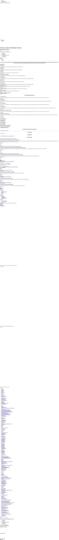 Snimka zaslona www.lsbf.org.uk
