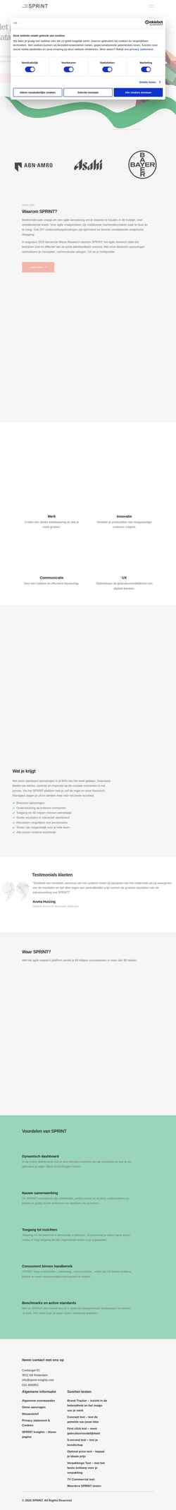 Screenshot sprint-insights.com