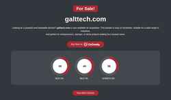 Снимак екрана galttech.com