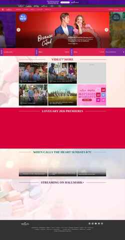 Screenshot www.hallmarkchannel.com