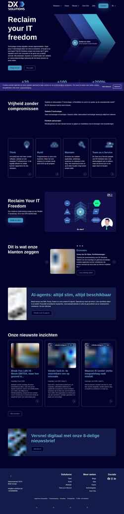 Screenshot dx-solutions.be