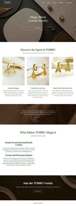 Skærmbillede tobrujewelry.com
