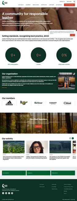 Screenshot www.leatherworkinggroup.com