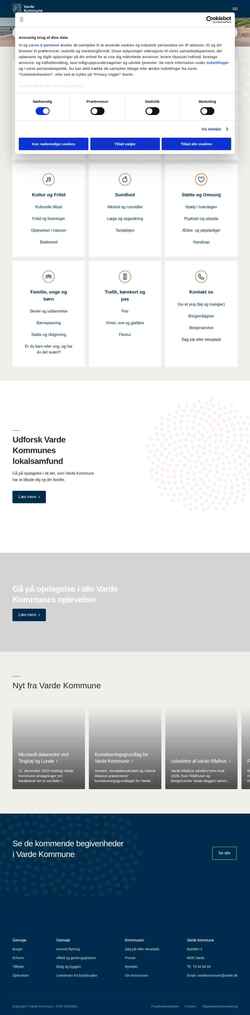 Schermata vardekommune.dk