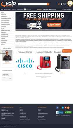 Captura de pantalla www.voipsupply.com