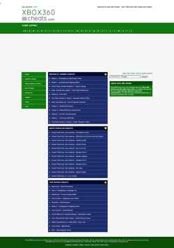 Skjermdump www.xbox360cheats.com