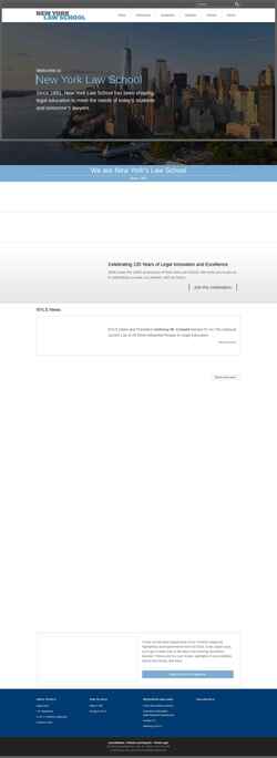 Скриншот www.nyls.edu