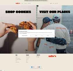 Zrzut ekranu bakedbymilo.com