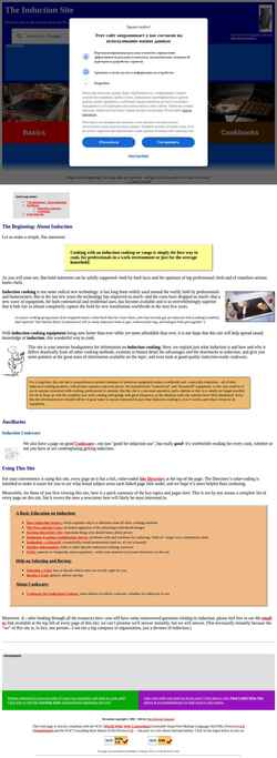 Skärmdump theinductionsite.com