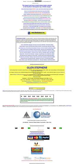 Screenshot www.glenstephens.com