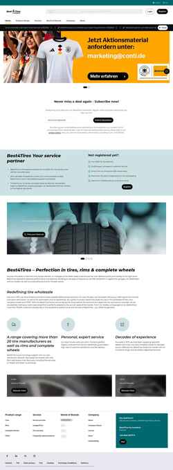Snímek obrazovky www.best4tires.com