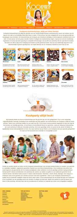 Screenshot www.kookparty.com