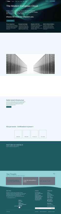 Screenshot www.tilaa.com