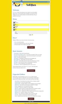 Screenshot www.yellbox.com
