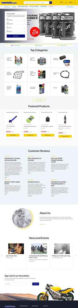 Screenshot www.wemoto.com