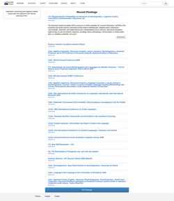 Ekran görüntüsü linguistlist.org