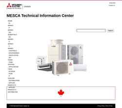 Captura de pantalla www.mitsubishitechinfo.ca