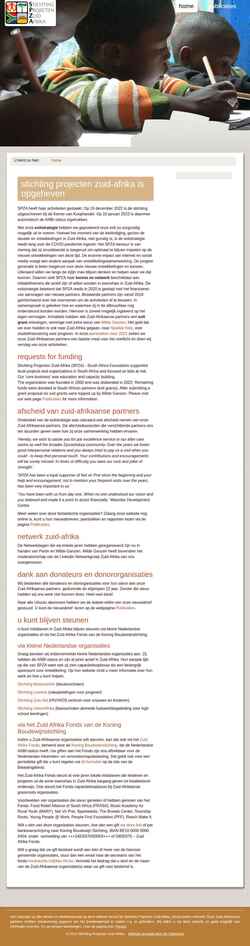 Screenshot www.spza.org