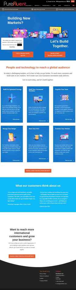 Screenshot www.purefluent.com