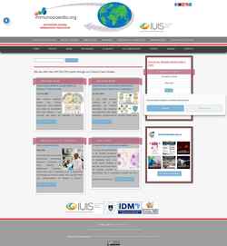 Screenshot www.immunopaedia.org.za