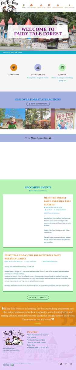 Screenshot www.fairytaleforest.com