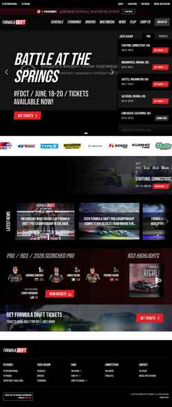 Zrzut ekranu www.formulad.com