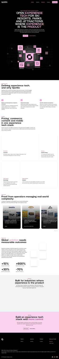 Screenshot www.spotlio.com
