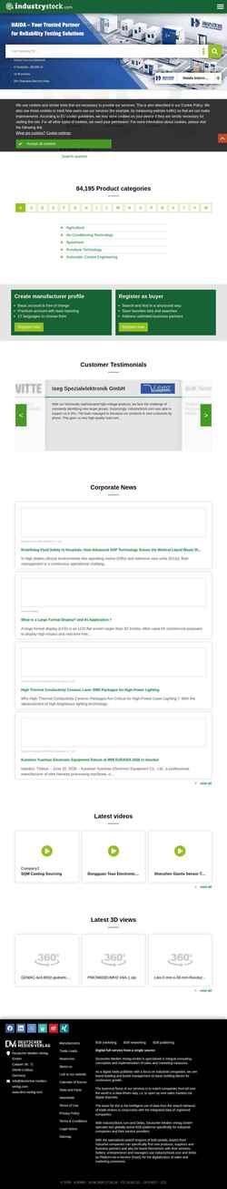 Képernyőkép www.industrystock.com