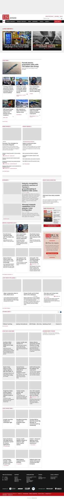 Captura de pantalla www.ibinews.com