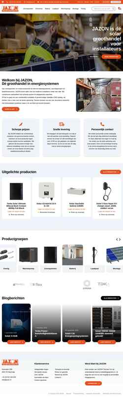 Screenshot www.jazon.nl