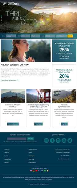 Στιγμιότυπο οθόνης www.whistler.com