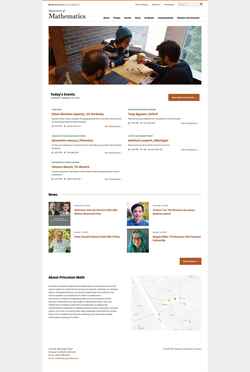 Captura de tela www.math.princeton.edu