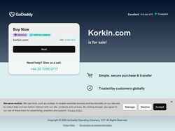 Снимак екрана korkin.com