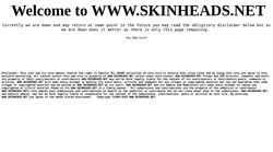 Schermafbeelding skinheads.net