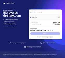 Snímek obrazovky life-cycles-destiny.com