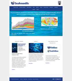 Screenshot www.seaaroundus.org
