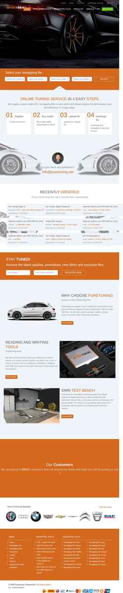 Screenshot puretuning.net