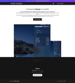 Zrzut ekranu www.fannywidget.com