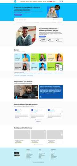 Στιγμιότυπο οθόνης www.whatuni.com