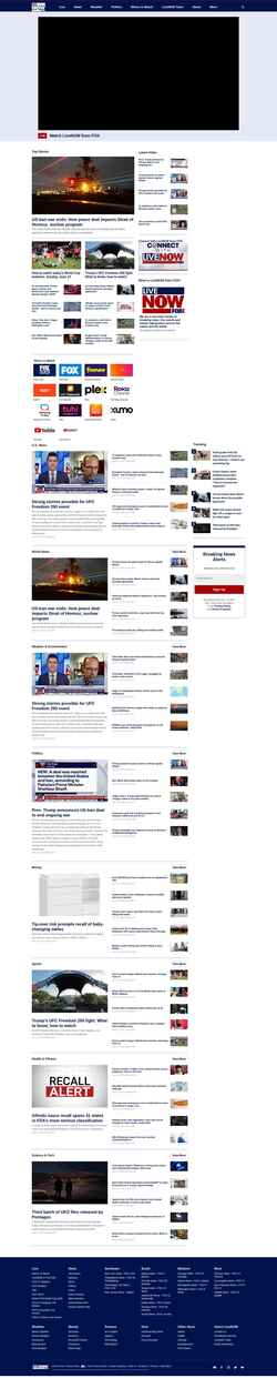Képernyőkép www.livenowfox.com