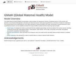 Снимак екрана gmath-model.org