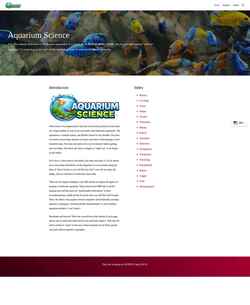 Zrzut ekranu aquariumscience.org