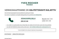 Snímka obrazovky www.yves-rocher.com