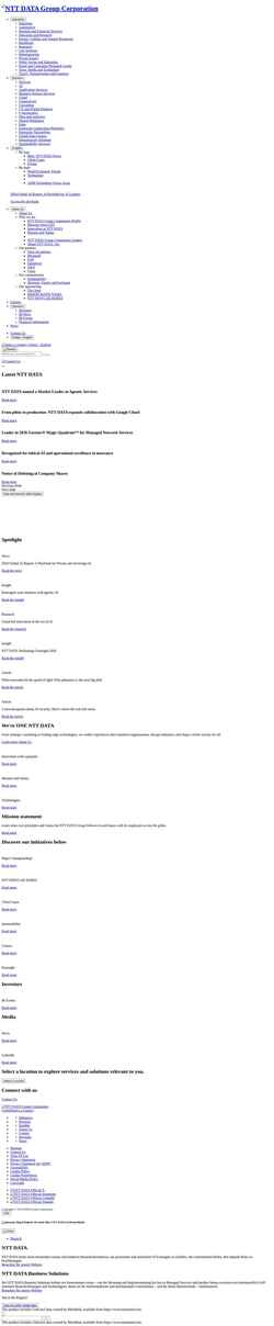 Képernyőkép www.nttdata.com