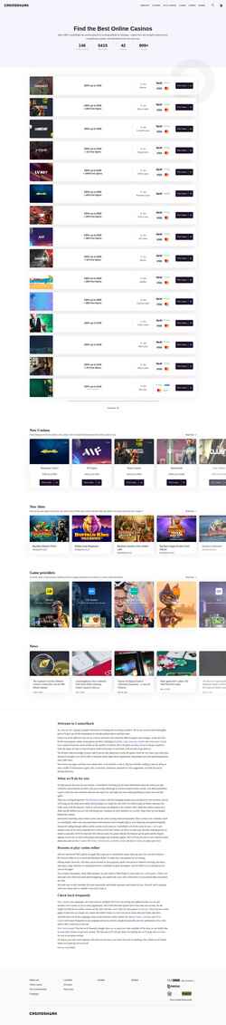 Skærmbillede www.casinoshark.com
