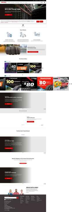 Screenshot www.tirerack.com