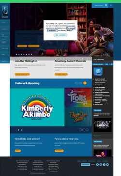 Skjermdump www.mtishows.com