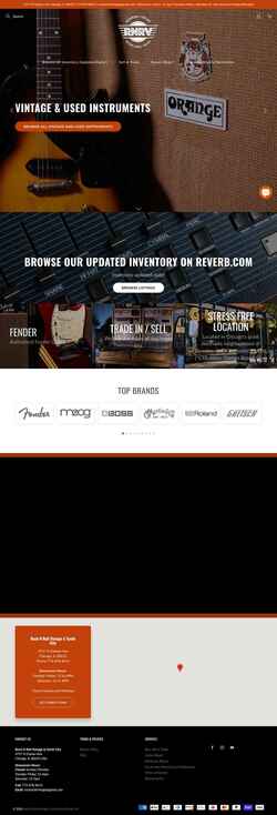 Skærmbillede rocknrollvintage.com