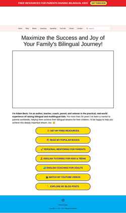 Captură de ecran bilingualmonkeys.com