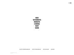 Екранна снимка www.vetements.com
